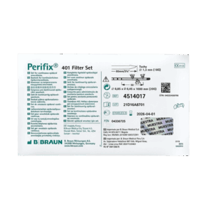 it epidural Tuohy 18G catéter Perifix filtro 0.2 micras B Braun